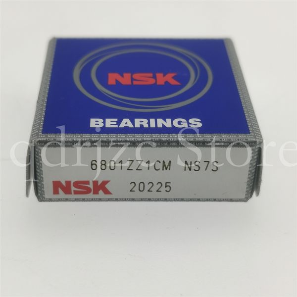 10 piezas NSK rodamiento rígido de bolas 6801ZZ1CM 6801Z 6801ZZCM 61801-2Z 12 mm X 21 mm X 5 mm