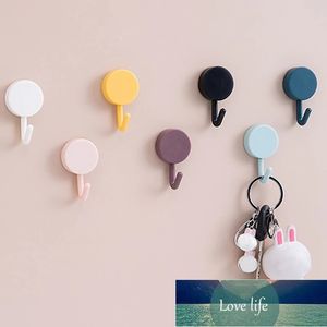 10 Stks / Pack Hanger Sleutels Haak Wall Bag Keys Houder Home Decor Hanging Haak Zelf Ornament Sundries Kleding Display Rekken Haak Fabriek Prijs Design kwaliteit