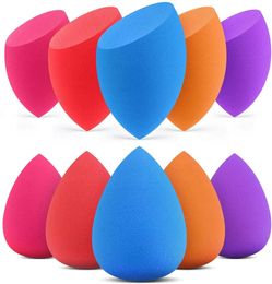 10 PCS / Pack Makeup Sponge Beauty Sponge Makeup Makeup Blender for Full Cover Foundation Super Soft Beauty Cosmetic Tools Wholesale 240329