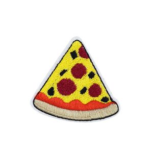 10 STUKS Pizza Geborduurde Patches voor Kleding Ijzer op Transfer Applique Voedsel Patch voor Jeans Tassen DIY naaien Borduurwerk Stickers298C