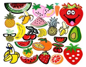 10 piezas de parches de frutas Diy al azar para ropa, parche bordado de hierro, apliques de hierro en parches, accesorios de costura, insignia para ropa 6377905