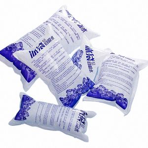 10 pc's herbruikbaar ijspakket automatisch water-absorberende gel ijszak gekoeld voedsel fruitdrank koeltas koud compet ijskuil 67 oz#