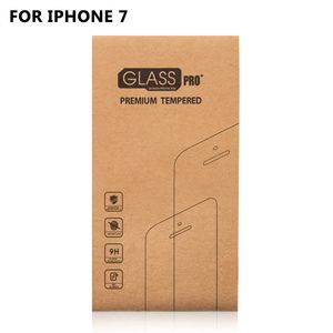 10 stks Waterdichte 9h Hardheid Screen Beschermende Protector met Verpakking Alcohol Doekjes voor iPhone 8 x Gehard Glass Film Foam Package