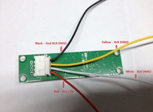 Freeshipping 10 stks Draadloze DMX 512-controller 2 in 1 zenderontvanger PCB-module voor DMX-faseverlichting, DMX512-PCB