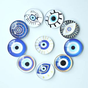 10 StuksDevils Eye Koelkastmagneten Glazen Stickers Blauw D Home Decor Creatieve GiftMagnetische Koelkast Sticker 240318