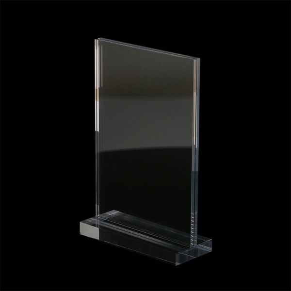 10 pièces 100x200mm cadre Photo acrylique magnétique Table présentoir signe Menu présentoir acrylique cadre Photo support support