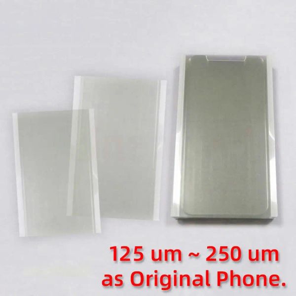 Écran Aiinant de 10 pièces OCA Optiquement Clear Film Adhesive Glue pour iPhone 5S 6 7 8 6S Plus XS XR 11 12 13 Pro MAX Téléphone Pièces