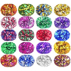 10 pièces Controller Style Team Sports Pompom Cheerleading Competition Pom Club Dance Accessoires Bouquet Game Cheerleading Decoration Fleurs 240425