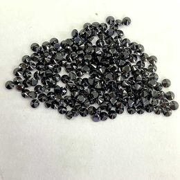 10 stuks 3.0mm syntheti lab zwart kleur 1 karaat 1 tas moissanite edelsteen voor sieraden maken H1015