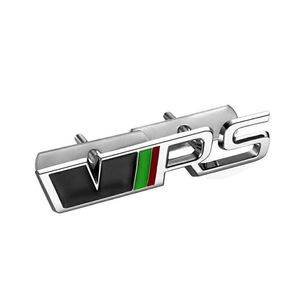 10 pièces autocollant de voiture en alliage emblème de coffre arrière pour Skoda VRS Logo Kodiaq Karoq 2 A7 Tour RS Superb Octavia Fabia 1 Rapid Accessorie321L