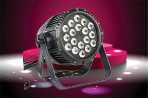 10 pièces led par 18 x 18w rgbwap 6in1 extérieur Show Par Light par led rgbwa uv 18