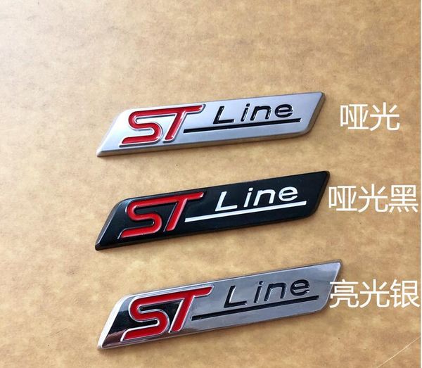 Car Styling Auto Sticker ST line Car Emblem Badge logo pour Ford Focus ST Mondeo