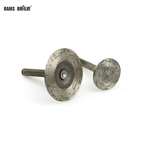 10 piezas 25/40mm hoja de sierra de diamante sinterizada tallado en piedra grabado en forma de T 6mm cabezal de molienda montado en vástago