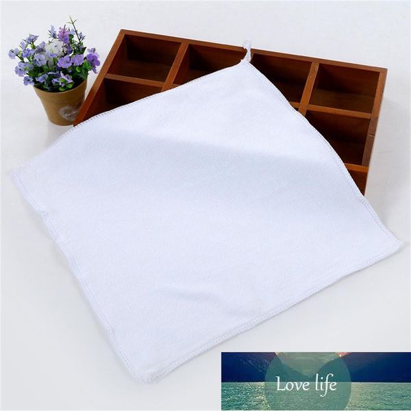 10 pedazos de portab suave blanco de la toalla de mano del paño de plato de la toalla de baño del hotel de la toalla de cara de la tela de la microfibra