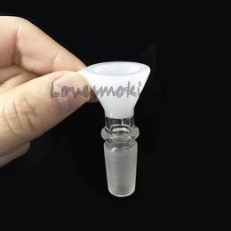 100 Stuks Per Lot Bedwelmende Glazen Kom Met Mannelijke Vrouwelijke Joint 14mm 18mm Glazen Kommen Met Handvat voor Glas Water Bongs