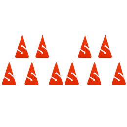 10 piezas Marcador de flecha de la línea de triángulo de buceo de cueva de cueva de seguridad universal para buceo submarino buceo buceo gratis