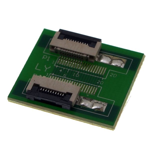 Placa adaptadora de enchufe de conector PCB FPC/FFC de 10 pines y 0,5mm, extensión de cable plano 10P para interfaz de pantalla LCD