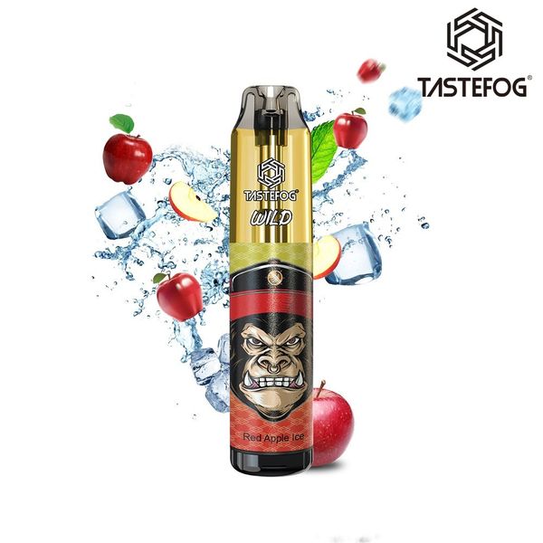 10 saveurs régulières Tastefog Wild 7000 bouffées stylo vape jetable 20 mg clignotant RVB LED 850 mAh rechargeable jetable mini e-cigarette