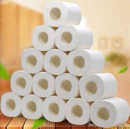10 rouleaux expédition rapide rouleau de papier toilette couches maison bain rouleau de toilette papier primaire pâte de bois papier toilette rouleau de papier de soie FS9504