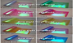 10 Rollslot 10 couleurs Rainbow Effect Car Light Chameleon Phadow Film Film Tint Film Vinyl Couleur Vinyle Changement SIZE0310M4228572