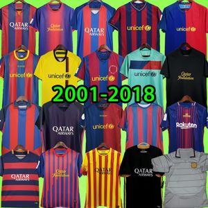 Maillot de football Vintage Barcelone 2003 2004 2005 2006 2008 2009 2011 2012 2013 2014 2016 2017 retro Ronaldinho A. inista 03 04 05 06 07 08 09 10 11 12 13 14 15 soccer jerseys