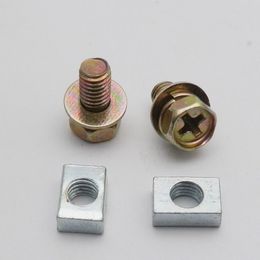 10 Set Universal Motorcycle Scooter ATV Dirt Bike Battery Terminal Moer en Boutschroeven M5x10mm M6x12mm 4AH 5AH 6AH 7AH