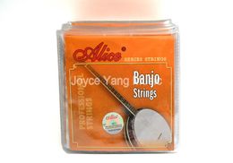 10 sets Alice AJ0405 45String Banjo Strings en acier inoxydable enveloppe en alliage en cuivre