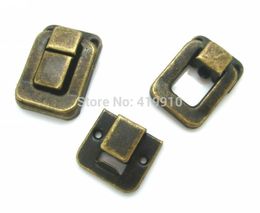 Gratis Verzending-10 Sets Toggle Catch Latch Koffer Case Box Trunk Box Antique Bronze 3,8cm x 2,7cm 2,7cm x 2.4cm, M01351