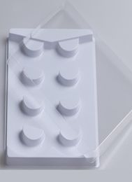 10 ensembles Lot 4 paires boîte d'emballage de faux cils boîtes à cils beiges étui à cils vide transparent boîte à cils en plastique réutilisable 6093345