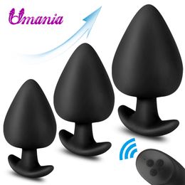 10 Vitesse Anal Plug Vibrator Silicone Male Prostate Massager Butt Anus Vibrant Sexy Toy pour Hommes G-Spot Stimuler Dildo Beauté Articles