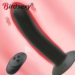 10 Speed anale vibrator voor mannen Prosate Massager Beads Butt Plug Strapon Dildo Male Masturbators Sexy speelgoed volwassen