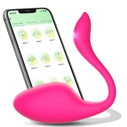 Vibromasseur Vaginal à 10 vitesses, contrôle par application, point G, masseur d'œufs vibrant, stimulateur portable, pour femmes et Couples