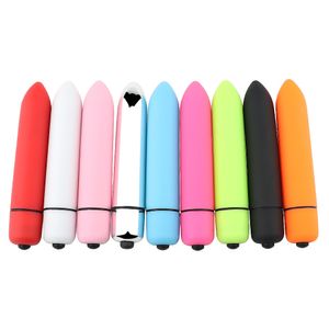 10 Speed Bullet Vibrator Dildo Vibrators AV Stick G-spot Clitoris Stimulator Mini Sex Toys Women Maturbator J2152