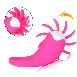 10 Speed Charged Penis Vibrator Ring Draai Roller Borst Clitoris Stimulator Volwassen sexy Speelgoed voor Vrouwen Mannen