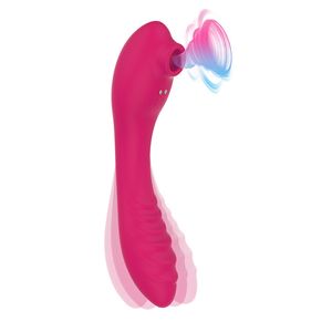 10 Vitesse Clit Sucker Vibrator Mamelon Sucer Clitoris Vagin Stimulateur Oral Fellation Langue Vibrant Sex Toys pour Femmes J2222
