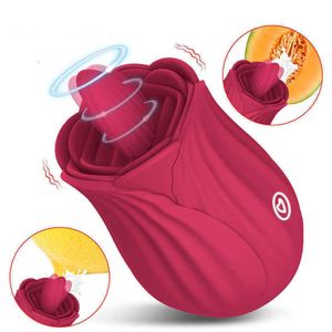 Vibrador rosa de 10 velocidades, estimulador de clítoris para lamer Oral, pezón de clítoris recargable por Usb, masturbación femenina