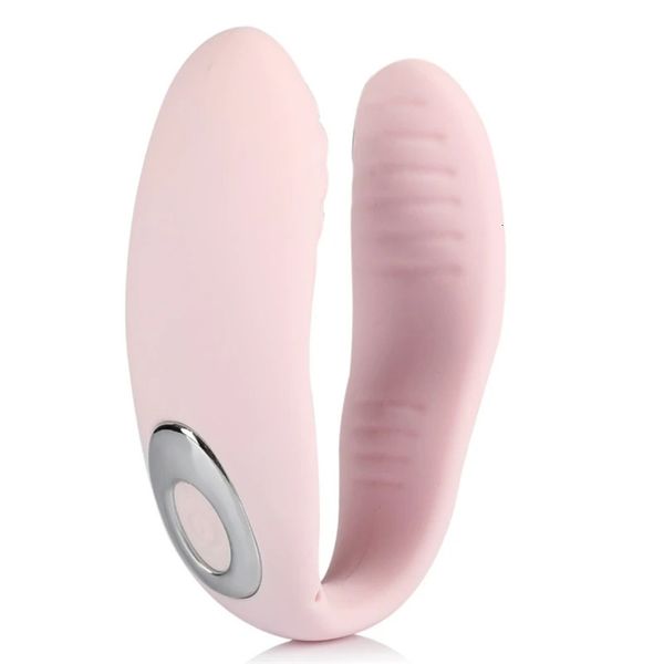 10 Velocidad Tipo U Carga impermeable Vibrador Huevos Anal Plug G Spot Vagina Clítoris Estimulador Adultos Juguetes Sexuales para Pareja Mujeres 240202