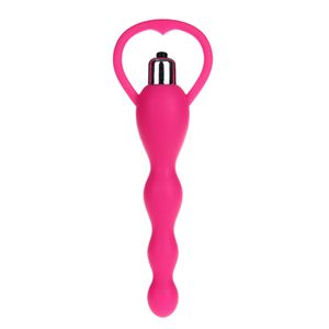 10 Snelheid Vibration Butt Plug Anale Massager Siliconen Batterij Powered voor Male Vrouw Seksspeeltjes J2244