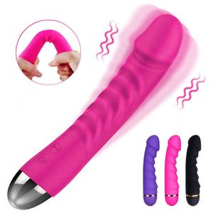 10 snelheden Krachtige dildo-vibrators Anale g-spot Vagina Massager Clitorisstimulator Vrouwelijke Masturbator Volwassene voor vrouwen