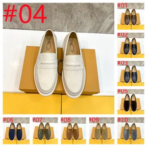 10 Stijl Designer Heren Penny Loafers Leren Schoenen Luxe Echt Leer Elegante Bruiloft Casual Kleding Schoenen Bruin Zwarte Schoenen voor Heren maat 38-45