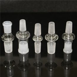 10 -stijl glas drop -down adapter voor bong groothandel dropdown waterpijpbongs adapter met mannelijke tot mannelijke adapters 14 mm 18 mm