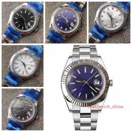 10 Style Montre Homme De Luxe 41mm Datejust 126334 126333 Mouvement Asie 2813 Boucle Déployante Mécanique Montres Automatiques