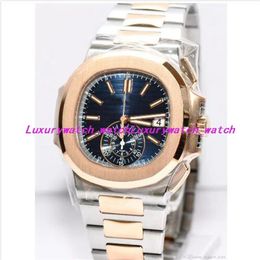 10 Estilo Nuevos relojes de lujo 5980 1A 40 5 mm Plata Oro Pulsera de acero inoxidable Reloj automático de moda para hombre Reloj de pulsera 300A