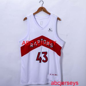 10 estilos jersey 43 # SIAKAM 2021 nuevo jersey de baloncesto blanco bordado XS-5XL 6XL