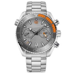 10 Styles Montre pour hommes Montres de luxe Noir 44mm automatique Mécanique Ocean Diver 600m Skyfall Acier inoxydable Retour Sports Sea poignet259s