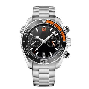 10 stijlen Herenhorloge Luxe horloges oranjezwart Keramische lunette 44 mm automatisch Mechanisch Ocean Diver 600m Skyfall Back Sports 007 289J