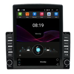 10 '' Touchscreen Android Auto Monitor Car Stereo Video Player 2G+32G Dubbele GPS Navigation Bluetooth voertuig Radio met 2.5D gehard glazen spiegel