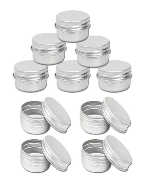 10x100 ml en aluminium étain grands Pots de bougie de maquillage capacité de 100 ml vide grand cosmétique bougie Pots à épices produit capillaire boîte sucrée Ja4550729