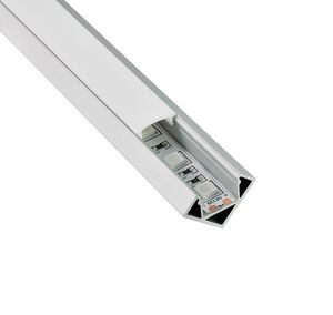 10 X 1M sets/lot Al6063 T6 30 angle led profile light and aluminum led strip SMD3528 for kitchen or cabinet lighting