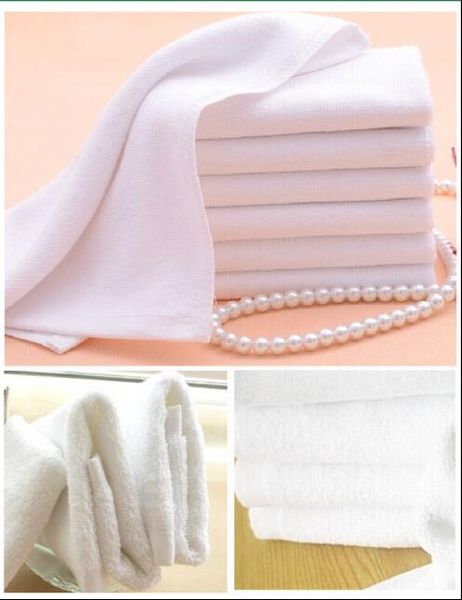 10 x blanco 3030 toalla de microfibra toalla de mano cocina toalla limpia toalla de cara toalla de mano hotel jardín de infantes baño belleza al por mayor envío gratis